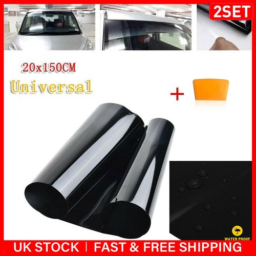 Pair black windscreen - pair,