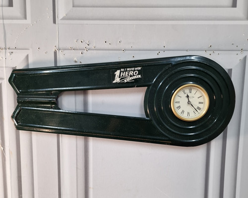 Vintage hero bike clock - bike,