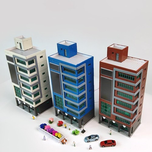 Modern building model 150 n - 1/150,