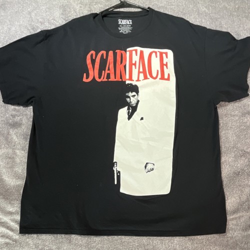 Scarface mens 2xl black cotton - 2xl,