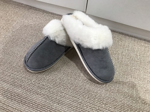 Ladies faux suede - suede, fur