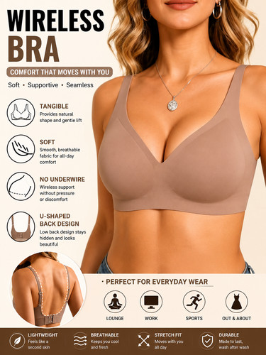 Womens jelly bra soft wireless - jelly,