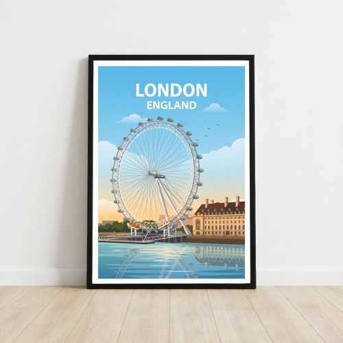 London england travel poster - london,