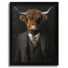 Highland cow suit wall - highland, in