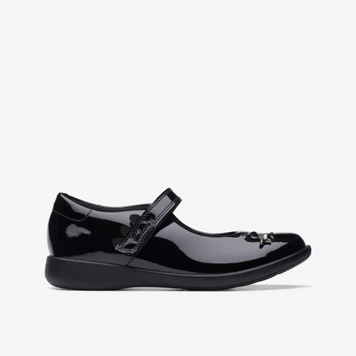 Clarks girls etch fun black - clarks,