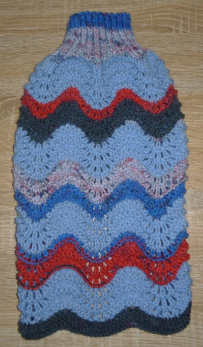 Hand knitted dog jumper - dog,