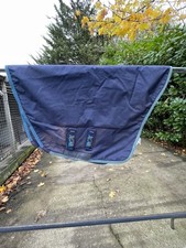 Premier Equine Turnout Hood Navy Size Medium 200g Medium Weight #H2