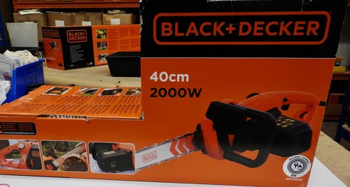 Black decker becs2040 chainsaw - black,