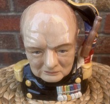 Churchill D-Day Anniversary Character Jug, Bairstow Manor 7.5” LTD EDITION 350