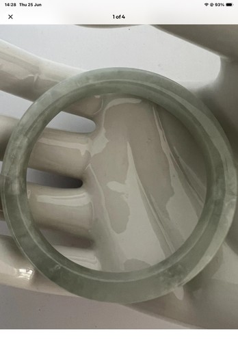 Genuine jade bangle bracelet - genuine,