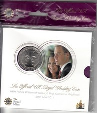 Royal Mint Royal Wedding Coin William & Catherine 2011
