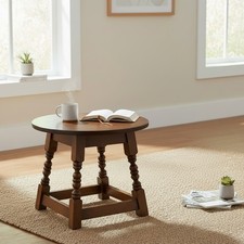 Old Charm Oak Round Side