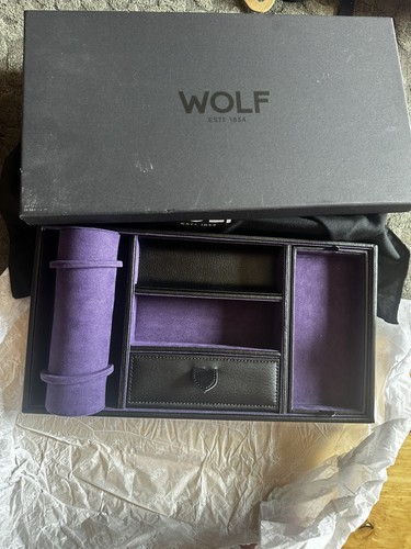 Wolf watch roll box - watch,