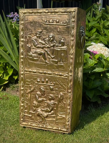 Vintage french brass metal - vintage,