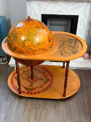 Vintage globe drinks cabinet - globe,