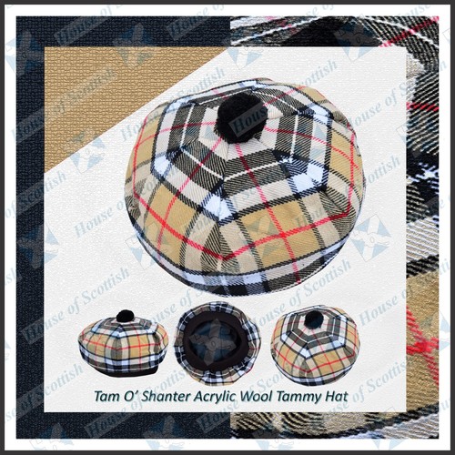 Thomson camel tartan - tam, o'