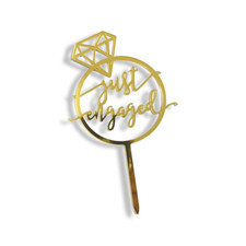 Acrylic Cake Topper Just