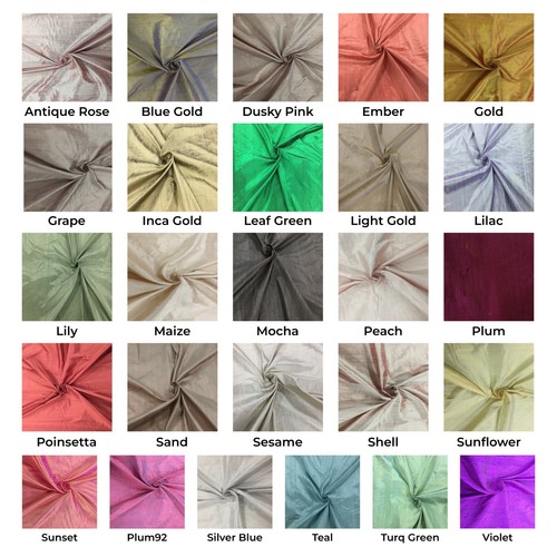 Pure 100 silk fabric dupion - 100%,