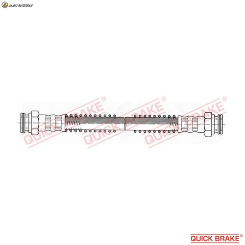 Brake hose 512 for citroën - hose,