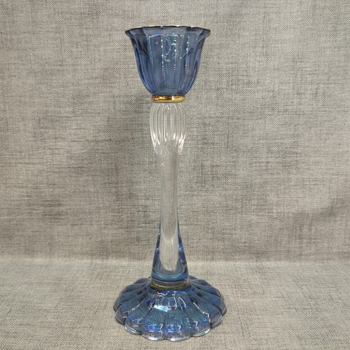 Lead crystal candlestick - lead,