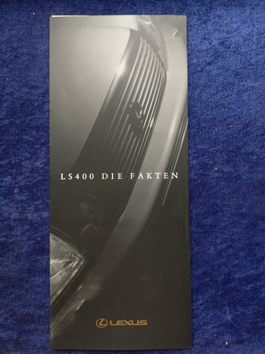 Lexus 400 facts brochure - 400,