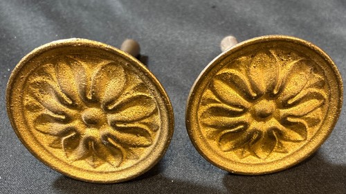 Vtg antique brass drapery - vtg,