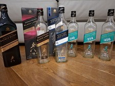 EMPTY -  Johnnie Walker Whisky Bottle Collection - Double Black & Black Label