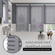 MADE TO MEASURE FAUX WOOD