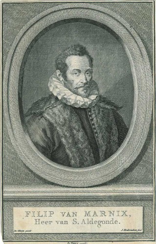 Portrait philips marnix - philips, of