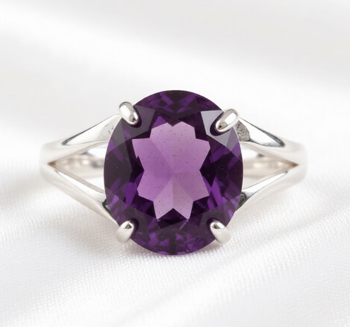 African amethyst gemstone 925 - african,