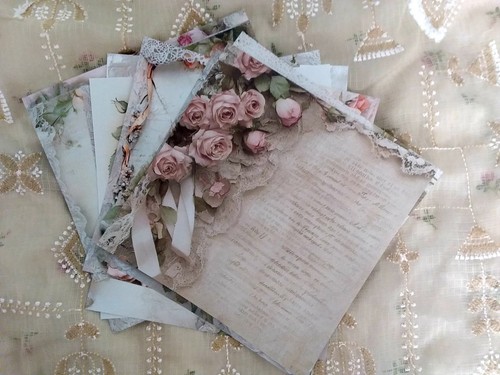Shabby chic stunning rose - 12,