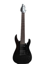 Jackson JS32-8Q DKA HT Dinky Arch Top Electric Guitar (Transparent Black)