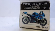 Decal Set Sticker Graphic Kit Fits Suzuki Gsxr 600 750 11-12 Blue