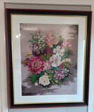 Large Tapestry Of Flowers