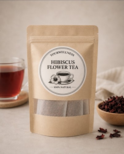 Hibiscus tea teabag 100 - teabag, |