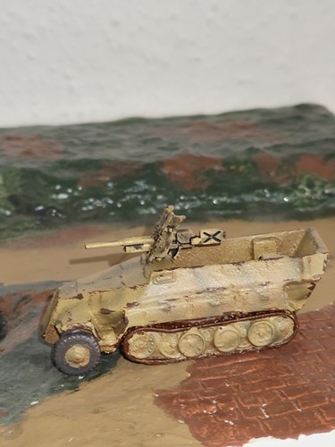 Wwii german halftrack with - with, pak