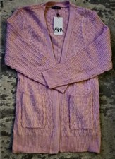Baby Pink Cardigan From Zara