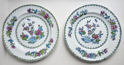 Pair copeland spode chinese - spode,