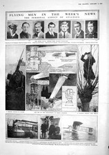 Original Old Antique Print