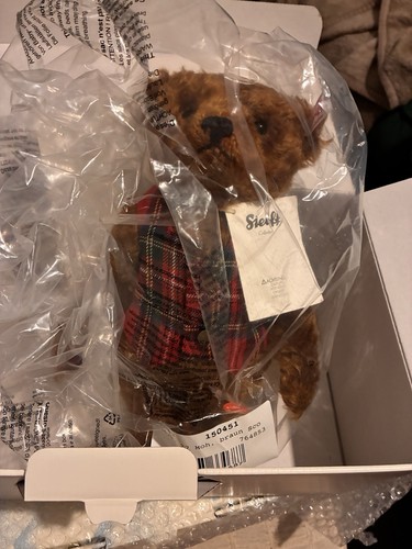Steiff bear angus tartan - steiff,