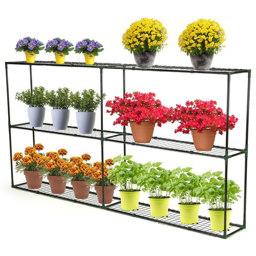 Tier greenhouse staging shed - tier,