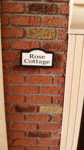Personalised dolls house name - personalised,