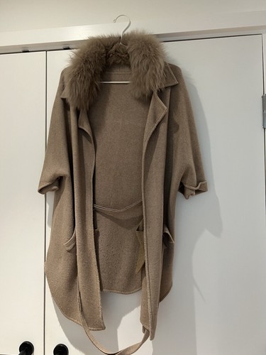 Cashmere coat poncho - poncho, real