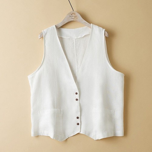 Ladies waistcoat casual tank - ,