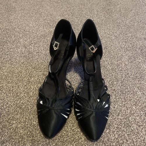 Supadance black satin latin