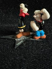 Popeye  & olive oil vintage Universal Studios Ceramic bone china miniature 5cms