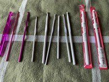 Vintage Crochet Hooks  AERO /Disc etc 12 in total various sizes