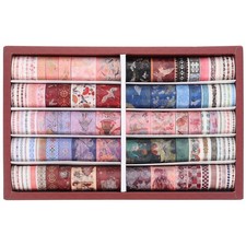 100 Rolls Washi Tapes Colorful