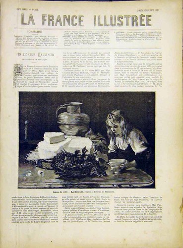 Original old antique print - antique,