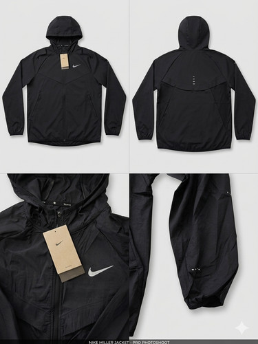 Nike black miller - black, jacket